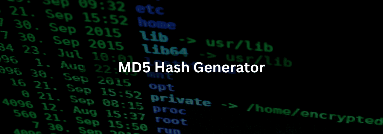 md5 hash generator