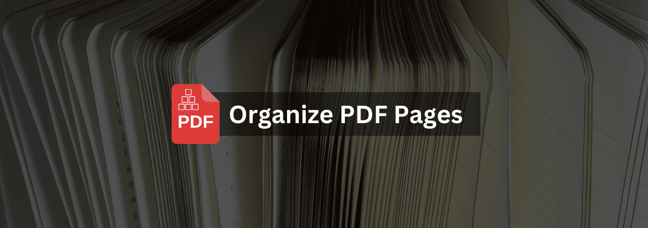 organize pdf pages