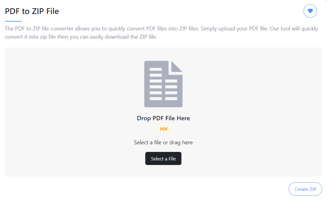 pdf to zip file converter